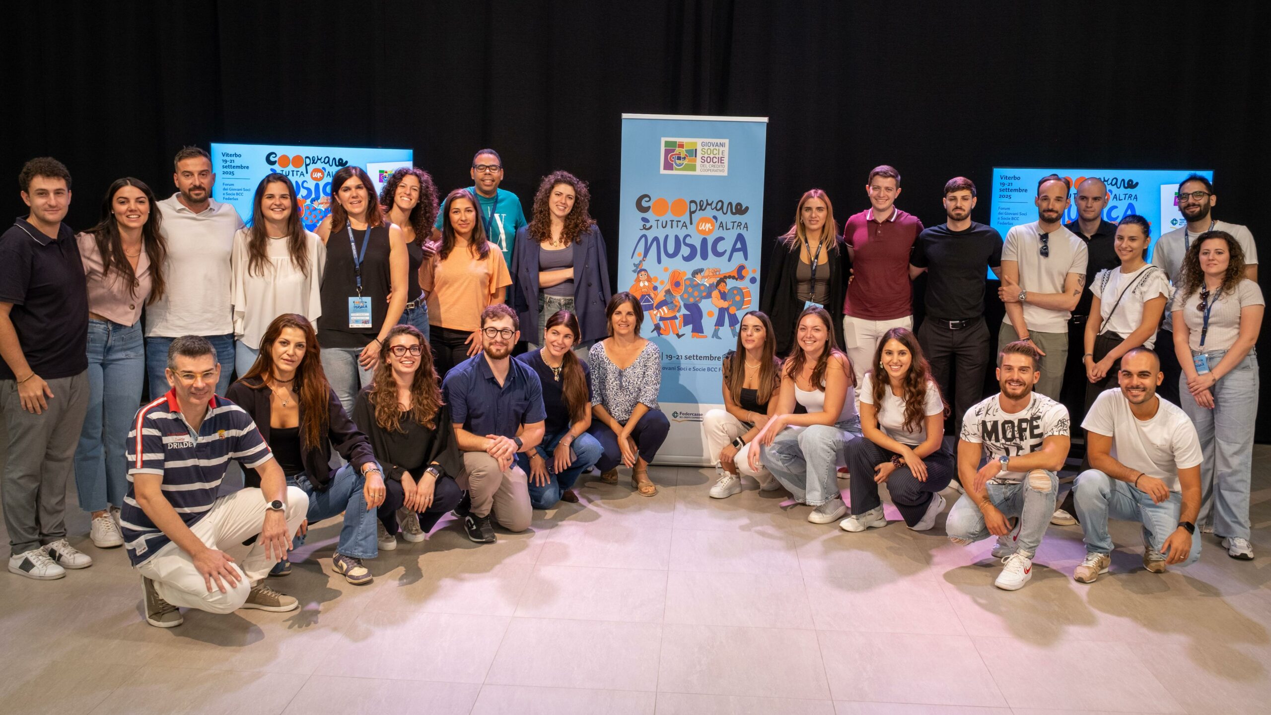 Featured image for “A Viterbo tre giorni di musica e cooperazione con i Giovani Soci e Socie BCC Federlus”
