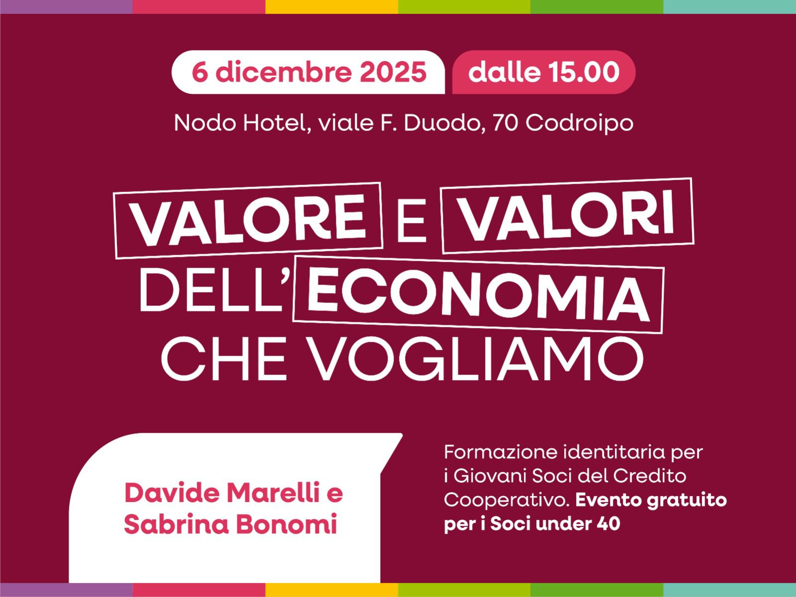 Featured image for “Valore e Valori dell’Economia che vogliamo”