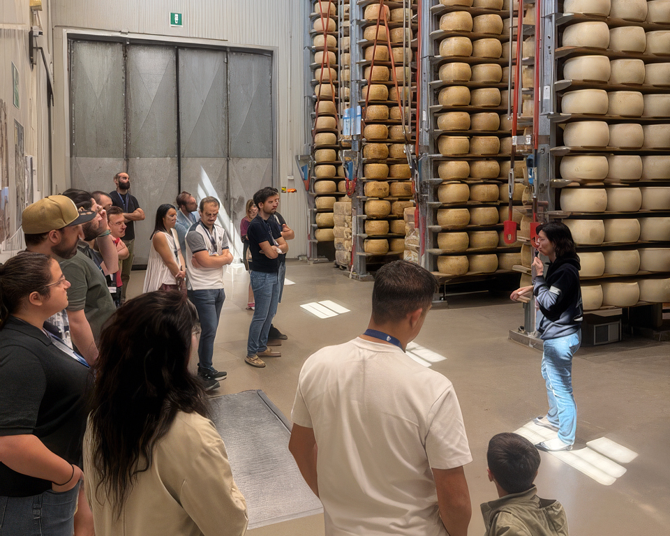 Featured image for “Dal latte alla forma: i Giovani Soci di Banca Centro Emilia in visita al Caseificio 4 Madonne”