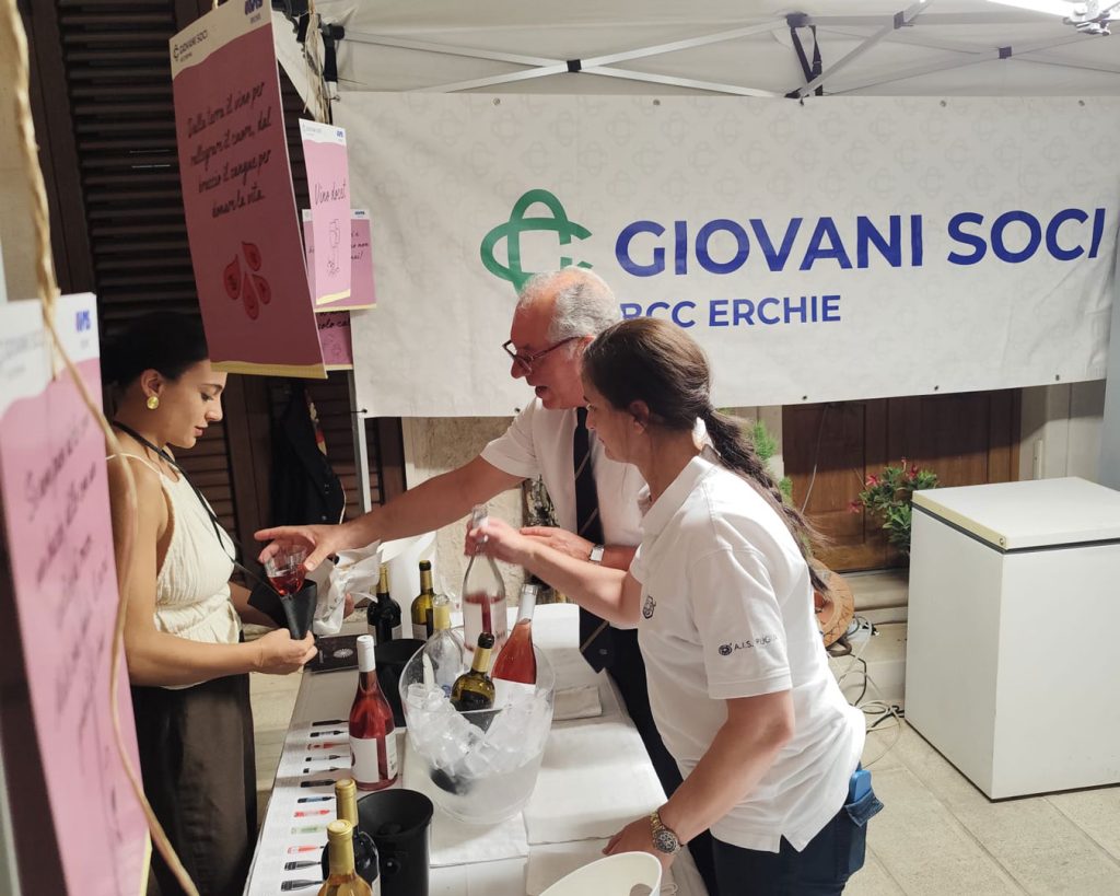 Cantine San Pancrazio in degustazione a Fichissimo, Giovani Soci BCC Erchie