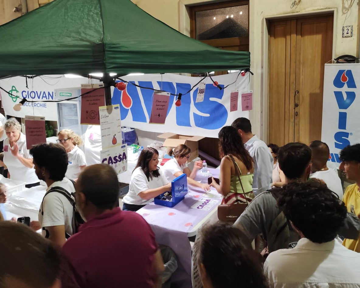 a Notte Ercolana affollata durante Fichissimo dei Giovani Soci