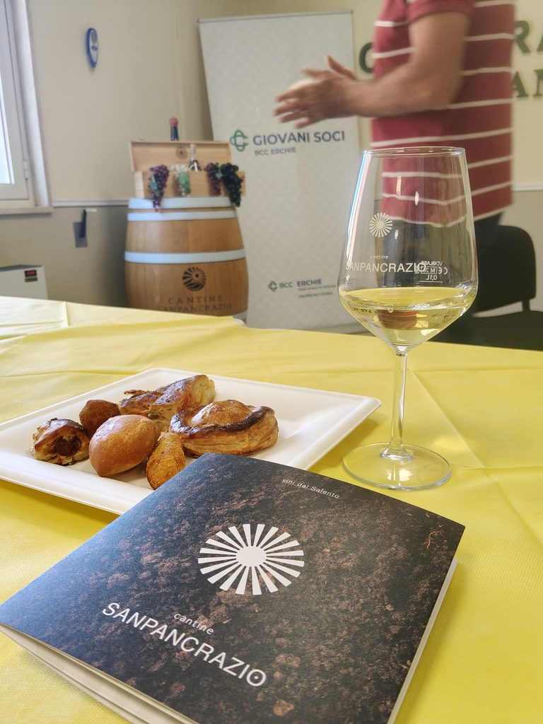 Degustazioni alle Cantine San Pancrazio per i Giovani Soci BCC Erchie