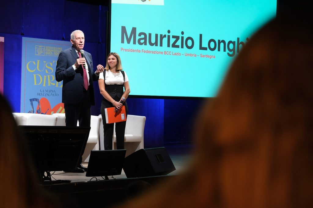 Maurizio Longhi, presidente della FederLUS al Forum Giovani Soci e Socie BCC