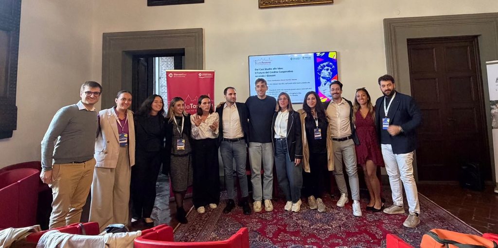 Il comitato di coordinamento della rete nazionale giovani soci e socie all'edizione 2026 della Scuola Toscana di Alta Formazione per Giovani Soci BCC